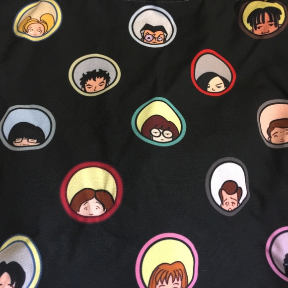 Vintage 90s MTV Cartoon Daria Lined Canvas Bag NEW - Picture 6 of 8